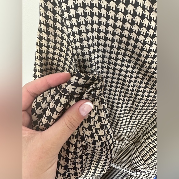 SOLD! NWT Banana Republic Printed Midi Dress Elephants Size 4 or Small - Picture 9 of 16